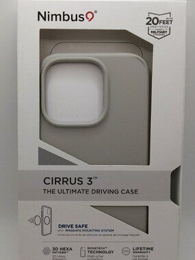 Nimbus9 Cirrus 3 MagSafe Case for iPhone 16 Pro Gray Shockproof NEW